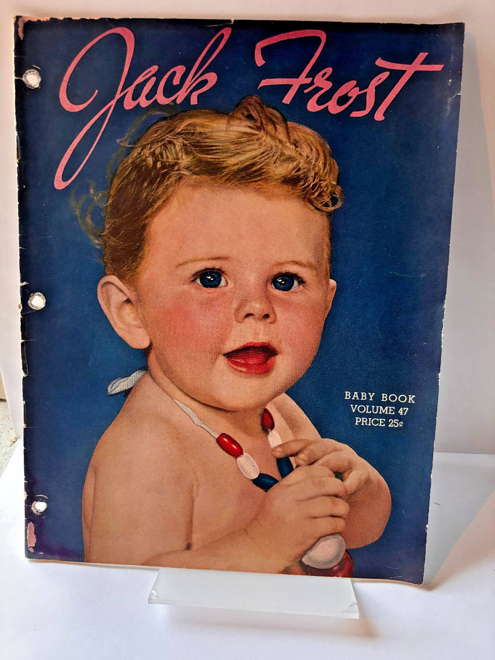 Knitting Pattern Book Jack Frost Baby Vol 47 1953 Crochet Layette Vintage Yarn